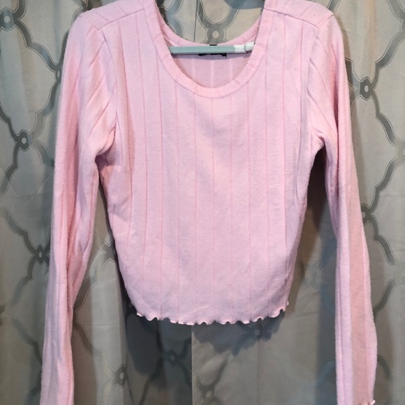 Fashion Nova Tops - pink long sleeve top